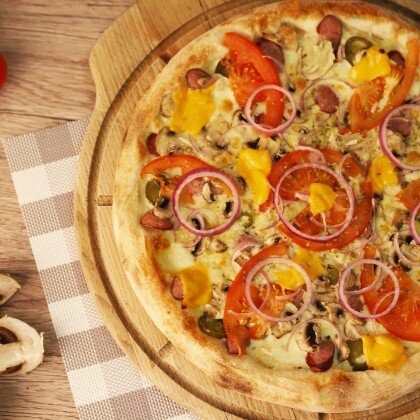 Пицца "Охотничья" 30 см/560 г