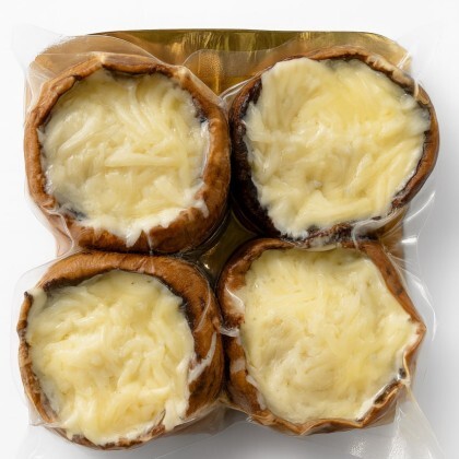 Шампиньоны фаршированные под сырной шапкой, кг