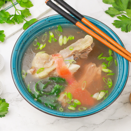 Бульон с говядиной