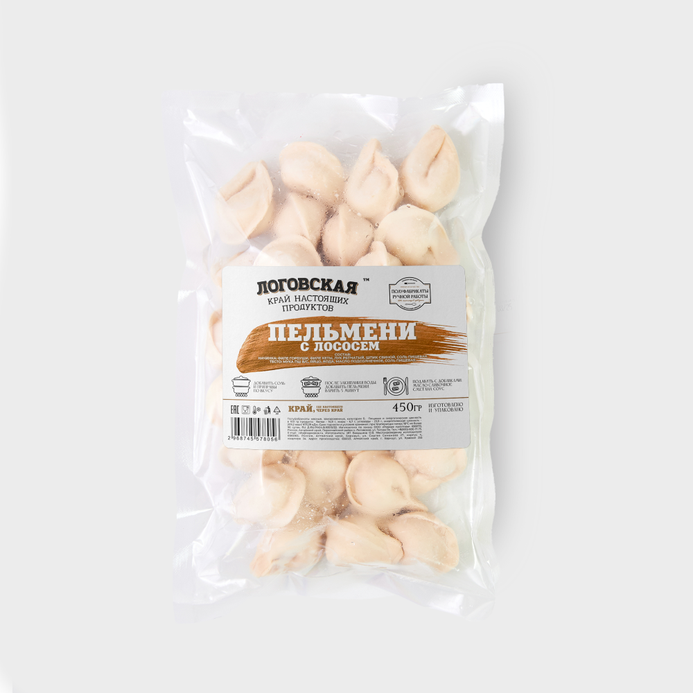 Пельмени с лососем