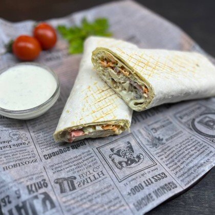 Шаурма с курицей классическая