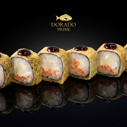 Темпура лосось (8 шт)