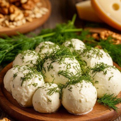 Шор по-кавказски с укропом