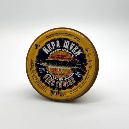Икра Щуки пастеризованная "Новинка" 112гр