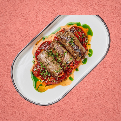 Чашушули из мраморной телятины с томатами