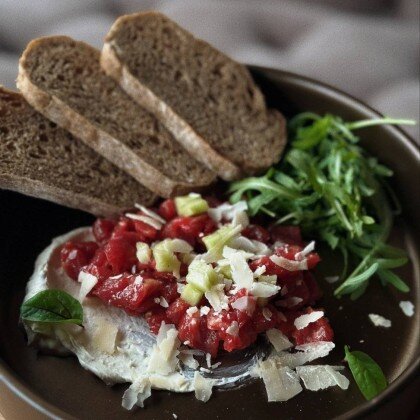 Тар-тар из мраморной говядины