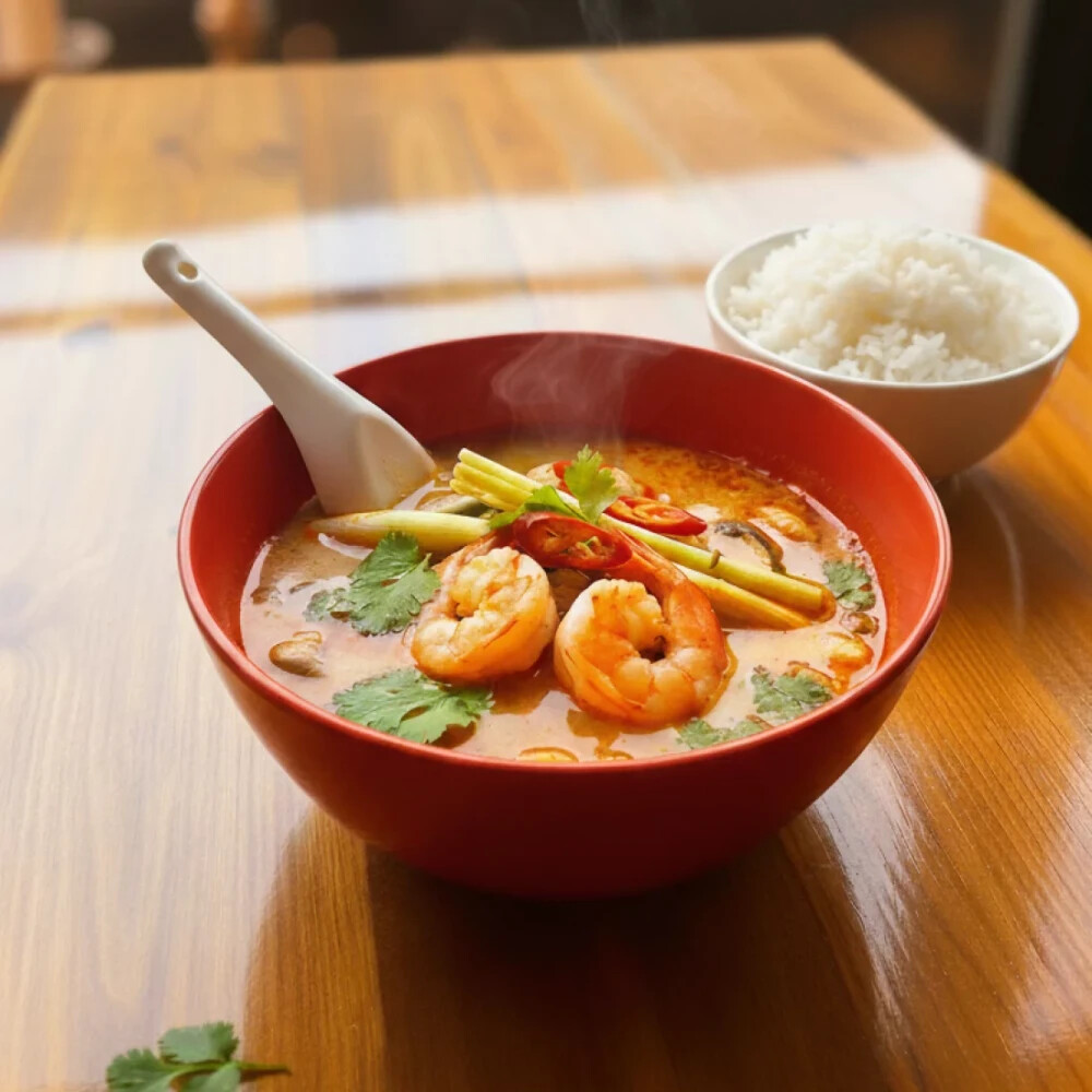 Том ям с морепродуктами