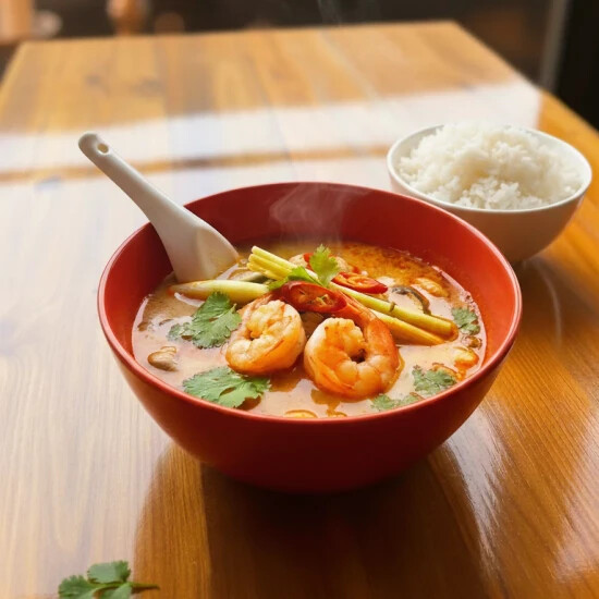 Том ям с морепродуктами