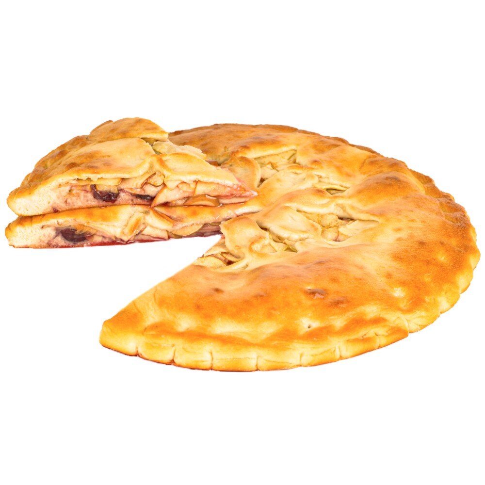 С яблоками и вишней