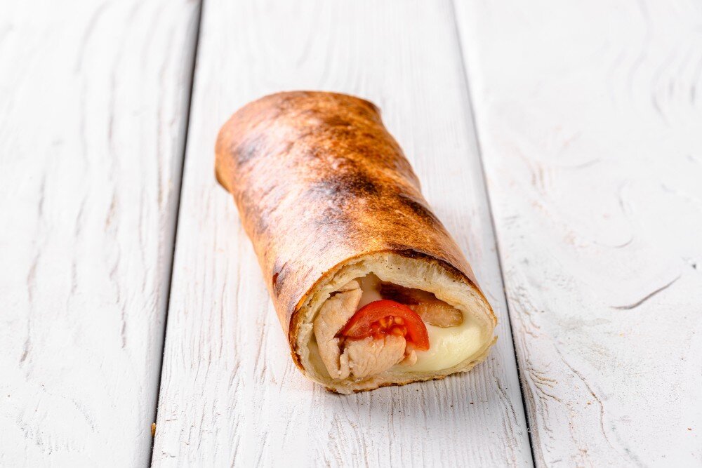 Чикен ролл с креветкой