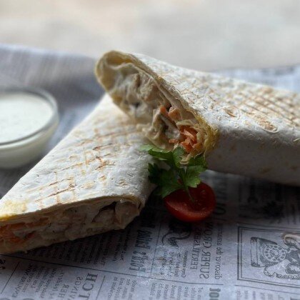 Шаурма со свининой классическая