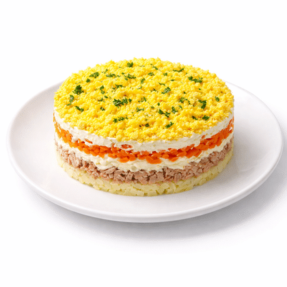 Салат "Мимоза с тунцом"