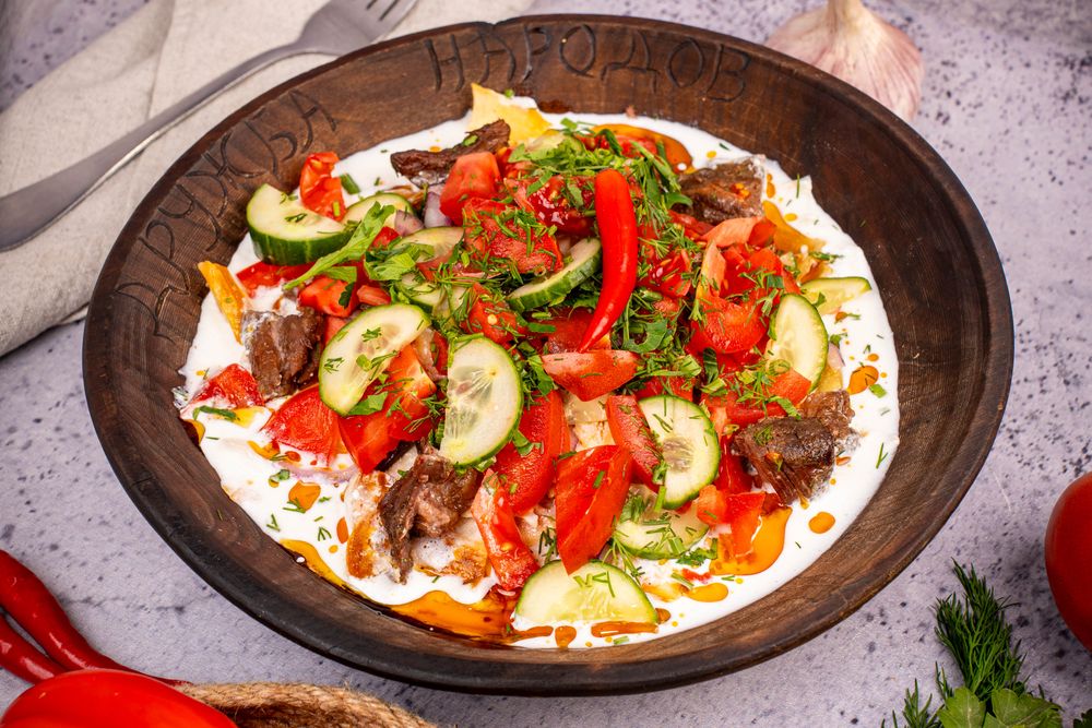 КУРУТАБ ПО ТАДЖИСКИ МЯСО