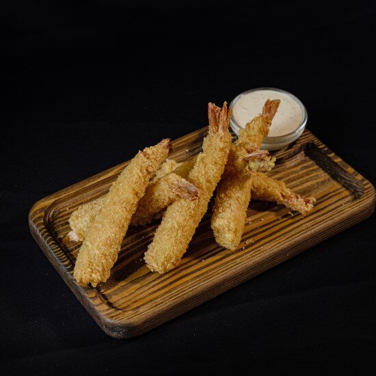 Креветки темпера