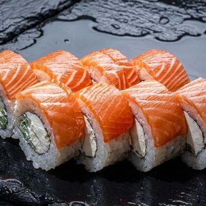 Филадельфия с лососем MINI