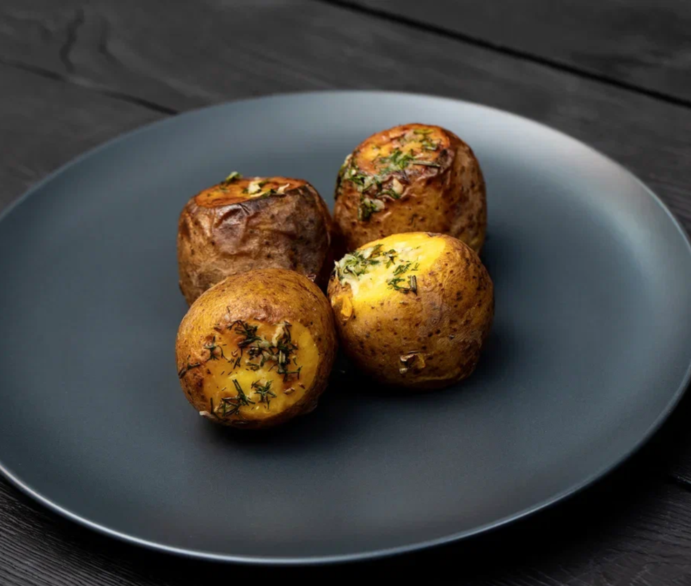 Картофель с ароматным маслом