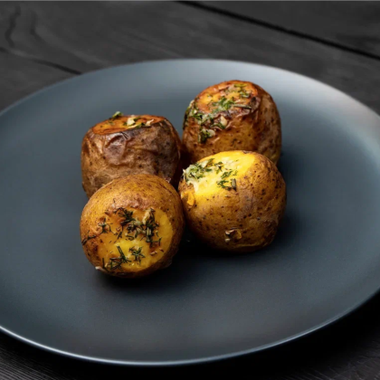 Картофель с ароматным маслом