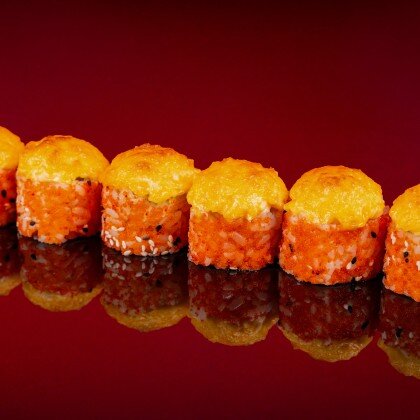 Запеченный с камчатским крабом