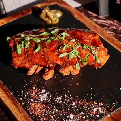 Ребра свиные под соусом от Шефа