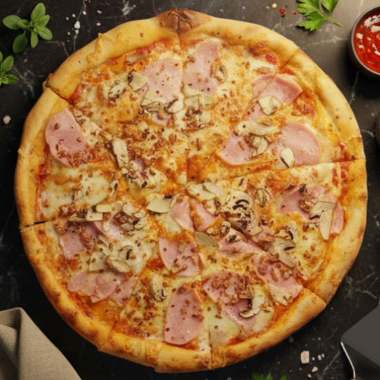 Ветчина и Грибы 33 см