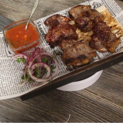 Шашлык из мякоти баранины