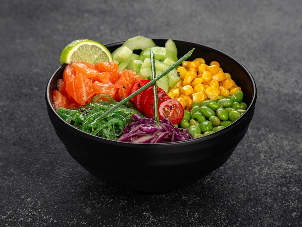 Поке с лососем