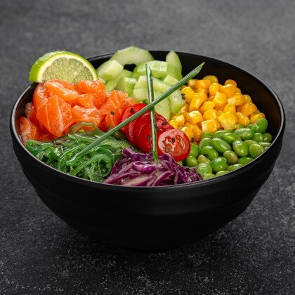 Поке с лососем