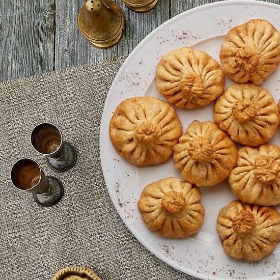 Хинкали по-грузински (жареные) баранина