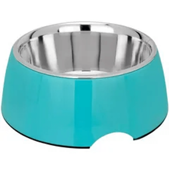 Миска металлическая Melamine, 0,4 л, голубая