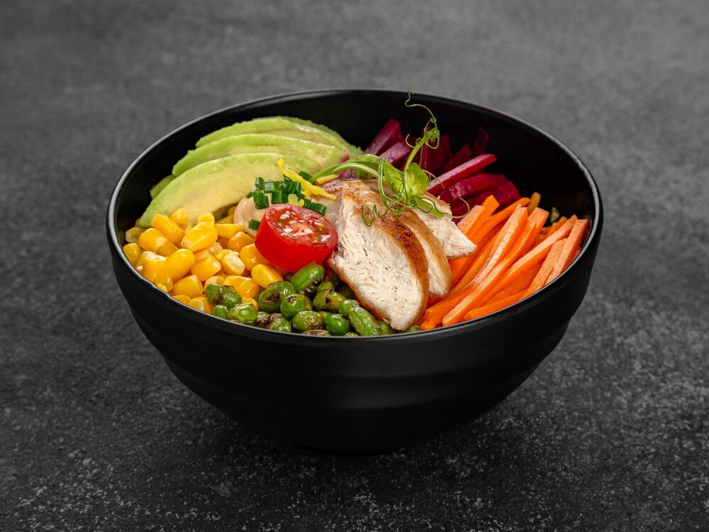 Поке с курицей