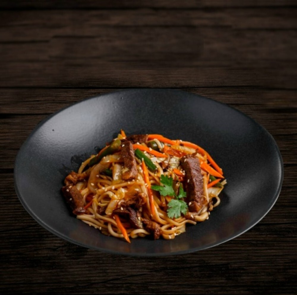 Удон с курицей