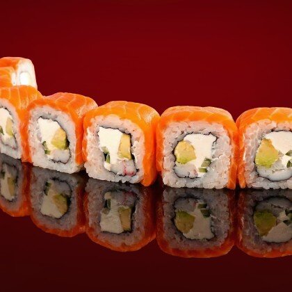 Филадельфия с Камчатским Крабом и Авокадо