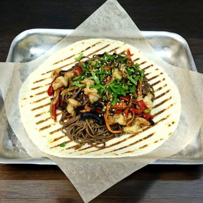 Креветки Лапша вок