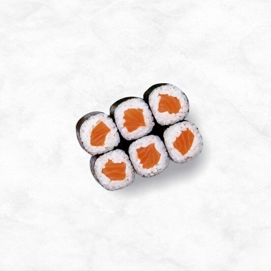 Мини с копченым лососем