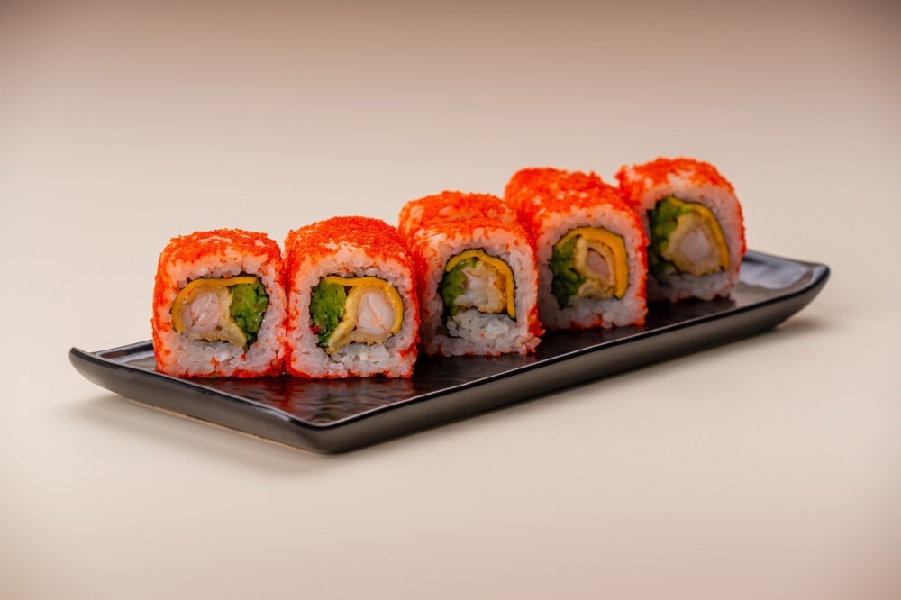 Ролл Калифорния Креветка чеддер