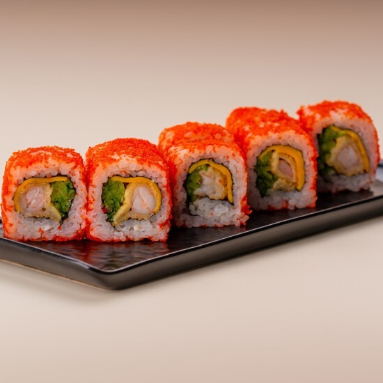 Ролл Калифорния Креветка чеддер