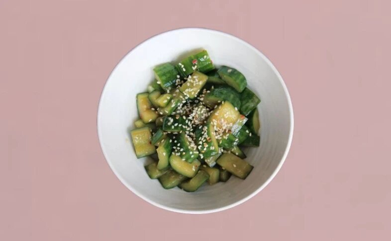 Салат Битые огурцы