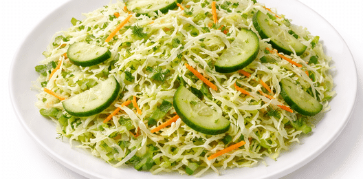 Салат с капустой и свежим огурцом