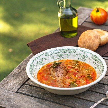 Куриный суп по Молдавски