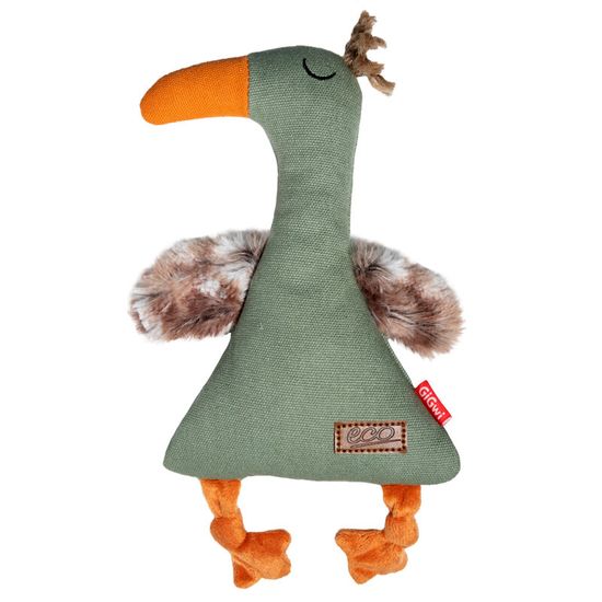GiGwi Plush Friendz игрушка для собак «Утка» с пищалками, 12 см