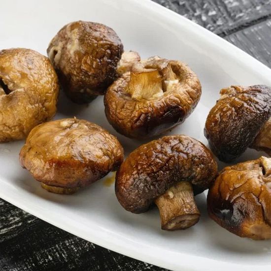 Шампиньоны гриль