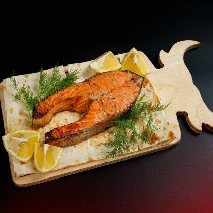 Сёмга на углях