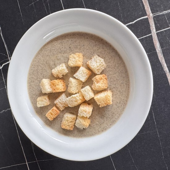 Крем-суп грибной