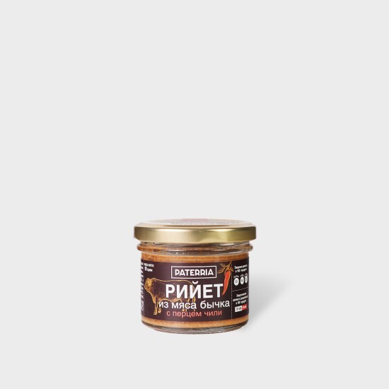 Риет из мяса бычка с перцем чили