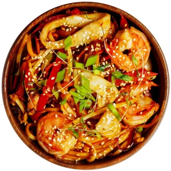 ВОК с морепродуктами