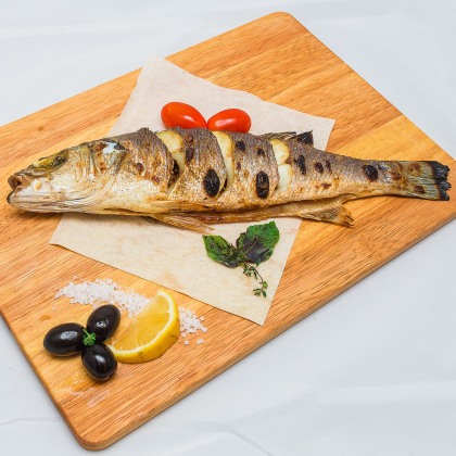 Сибас на мангале