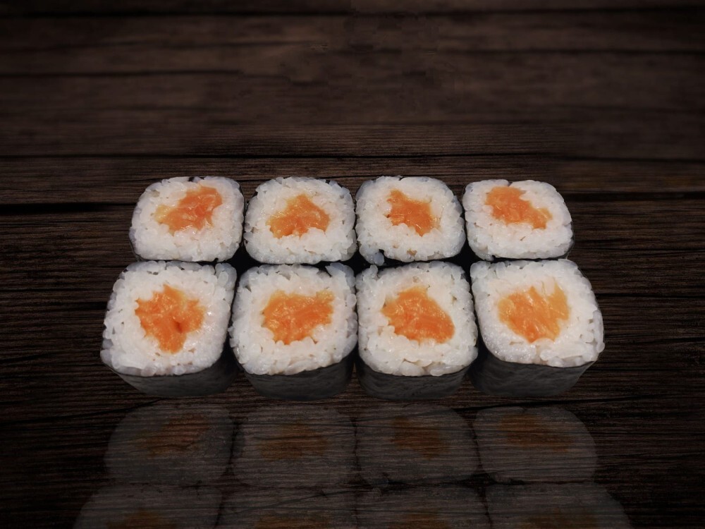 Хосомаки с лососем