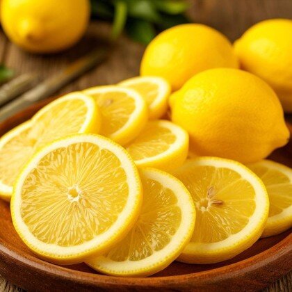 Лимон нарезка