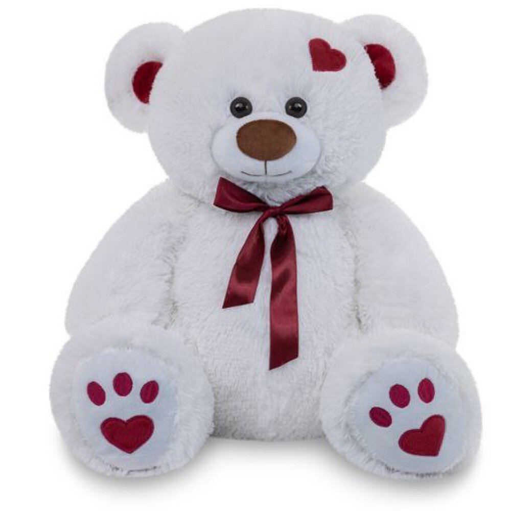 Медведь Кельвин белый 85 см