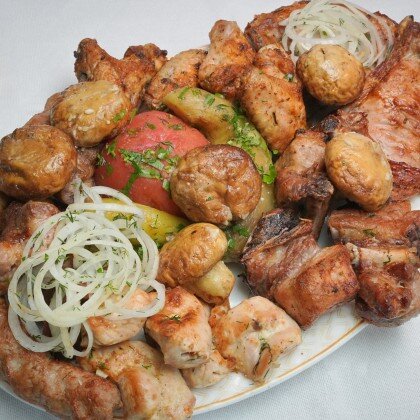 Комбо на углях